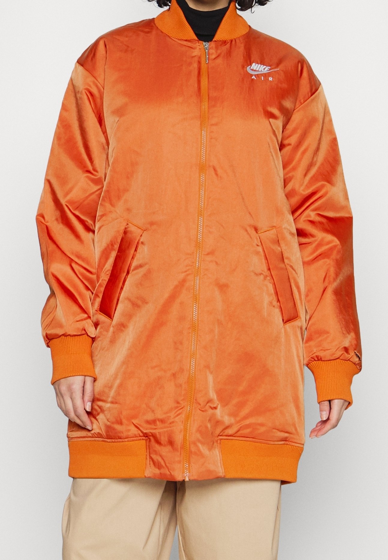 orange nike bomber jacket