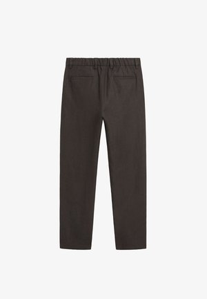 Massimo Dutti, Stoffhose - mottled dark brown