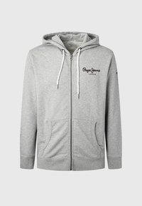 Pepe Jeans Mikina na zip - mottled grey