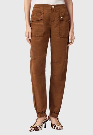 VAL - Stoffhose - cognac brown