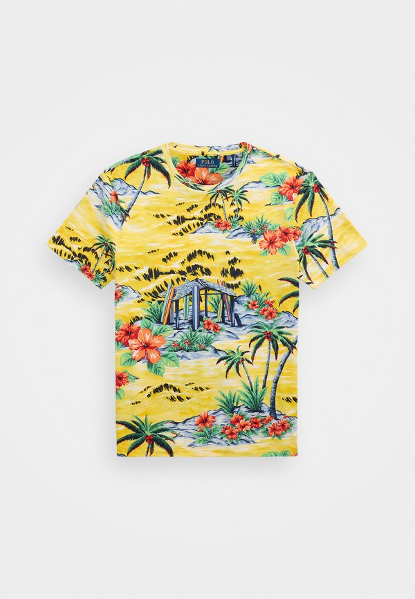 CUSTOM SLIM BEACH-PRINT JERSEY T-SHIRT - Print T-shirt - surf shack scenic4