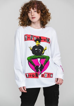 YUNGBLUD USA TOUR UNISEX GRAPHIC LONG SLEEVE - Long sleeved top - white