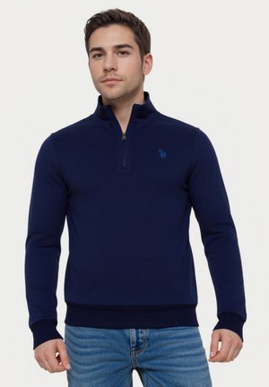 HALF ZIP - Sweatshirt - dunkelblau