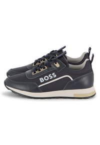 BOSS Kidswear - TRAINERS UNISEX - Baskets basses - bleu/cargo Image miniature 1