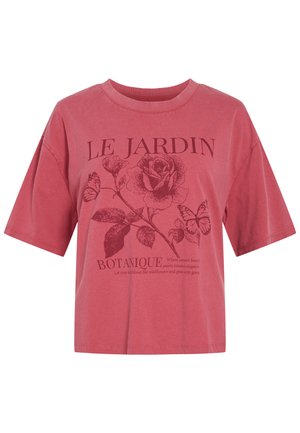 VILA, VIRUBIE - T-shirt print - holly berry