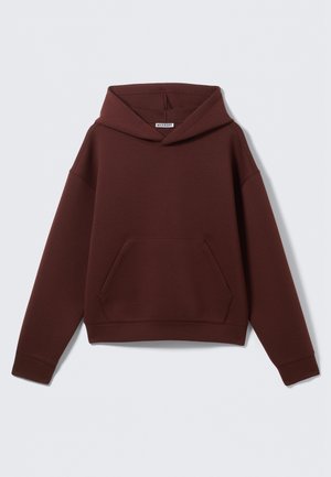 Weekday SIMON HOODIE - Mikina s kapucňou - burgundy