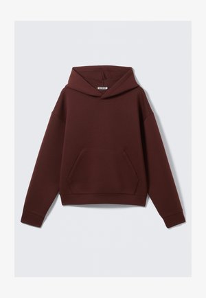 Weekday SIMON HOODIE - Mikina s kapucňou - burgundy