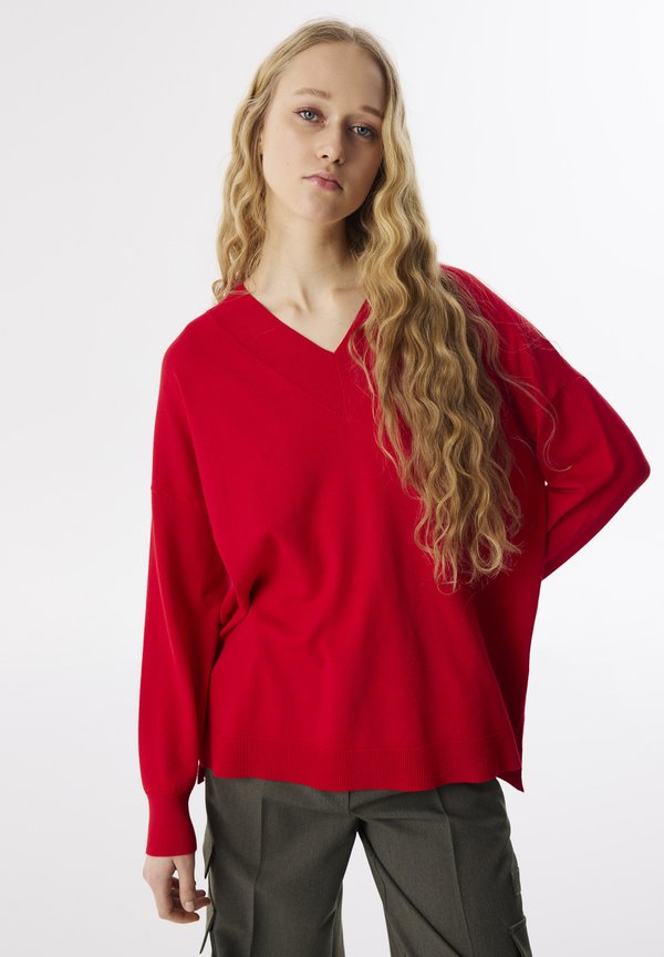 V-NECK BASIC - Strickpullover