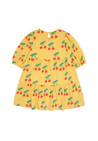 JELLY MALLOW CHERRY RUFFLE DRESS - Kasdienė suknelė - yellow