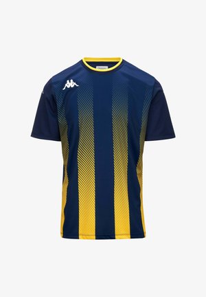 Kappa, Maillot de foot - bleu marine-jaune chrome