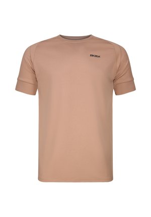 SIKSILK, TECH - Jednoduché tričko - brown
