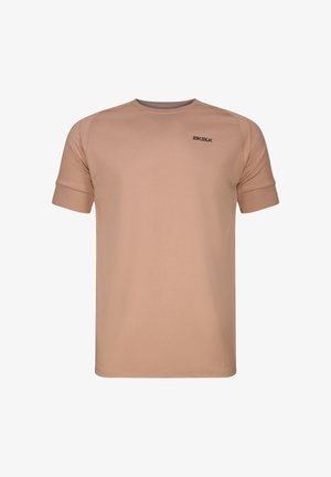 SIKSILK, TECH - T-Shirt basic - brown