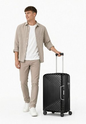 Redolz, ESSENTIALS 01 4 ROLLEN TROLLEY M 66 CM MIT DEHNFAL UNISEX - Trolley - black metallic