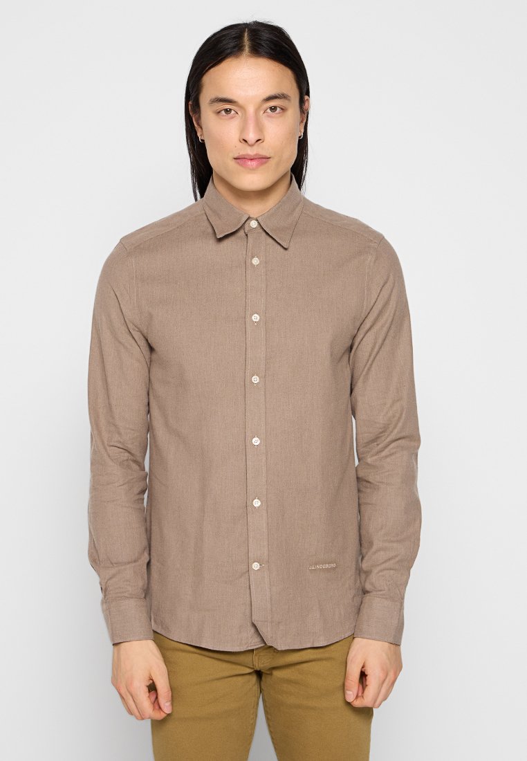 J.LINDEBERG Overhemd lichtbruin