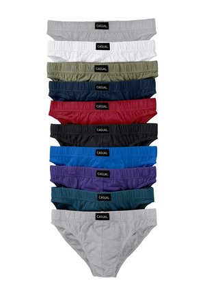 10ER PACK BEQUEMER IM VORTEILSPACK - Slip - grau