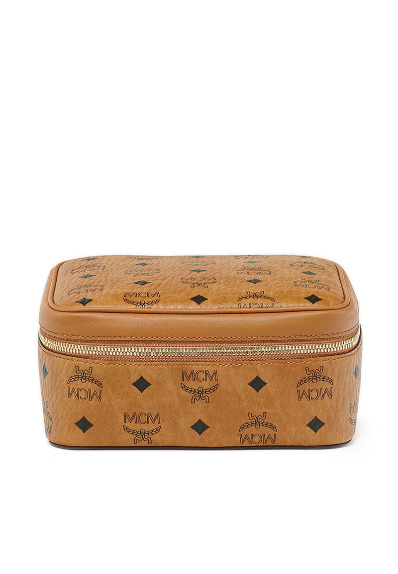 MCM OTTOMAR IN VISETOS - Trousse - cognac