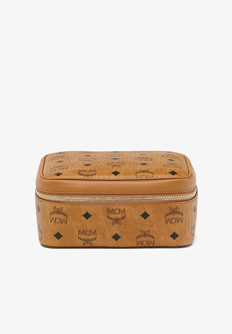 MCM OTTOMAR IN VISETOS - Trousse - cognac