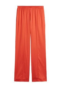 FLUENT JOGGER PLEAT DETAIL, ELASTIC WAIST - Bukse - burnt red