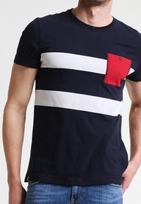 Tommy Hilfiger Triko s potiskem - dark blue