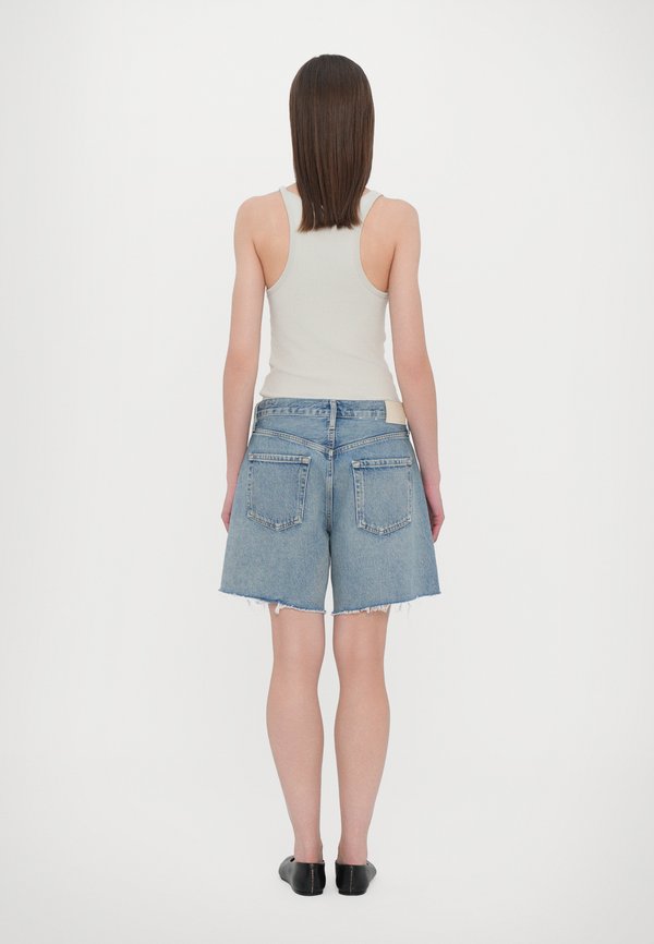 MARLOW LONG SHORT - Denim shorts - valencia3