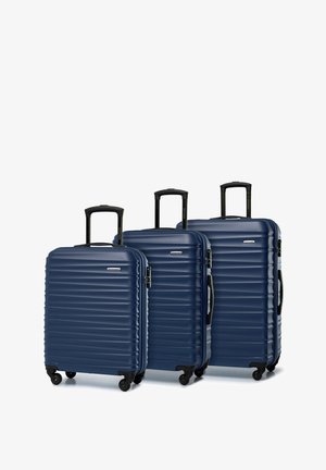 WITTCHEN LUGGAGE SET FROM ABS - Valise à roulettes - blue