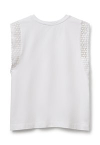 United Colors of Benetton Triko s potiskem - white