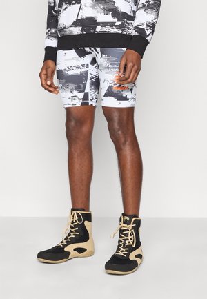 UFC ZENITH FIGHT WEEK MENS VALE TUDO SHORT - Leggings - black/white/orange