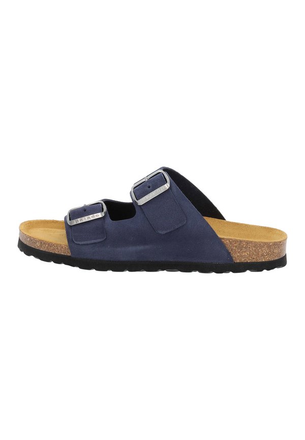 KORFU - Pantolette flach - dunkelblau