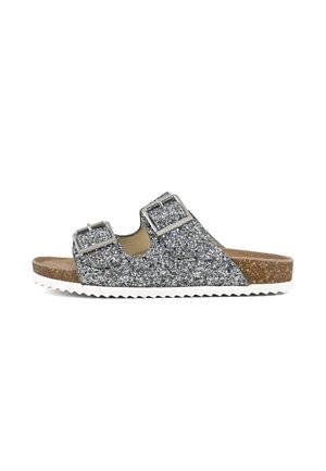 Sandalias planas - silver