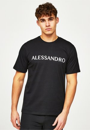 MEUCCI  - Camiseta estampada - black