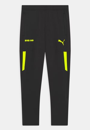 BVB BORUSSIA DORTMUND TRAINING PANTS UNISEX - Squadra - puma black/safety yellow