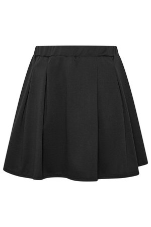 Yours Clothing, PLUS SIZE MINI SKIRTS - Jupe trapèze - black