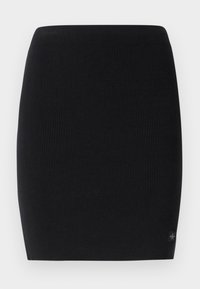 LABEL SKIRT - Blyantskjørt - black