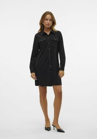 Vero Moda Abito a camicia - black