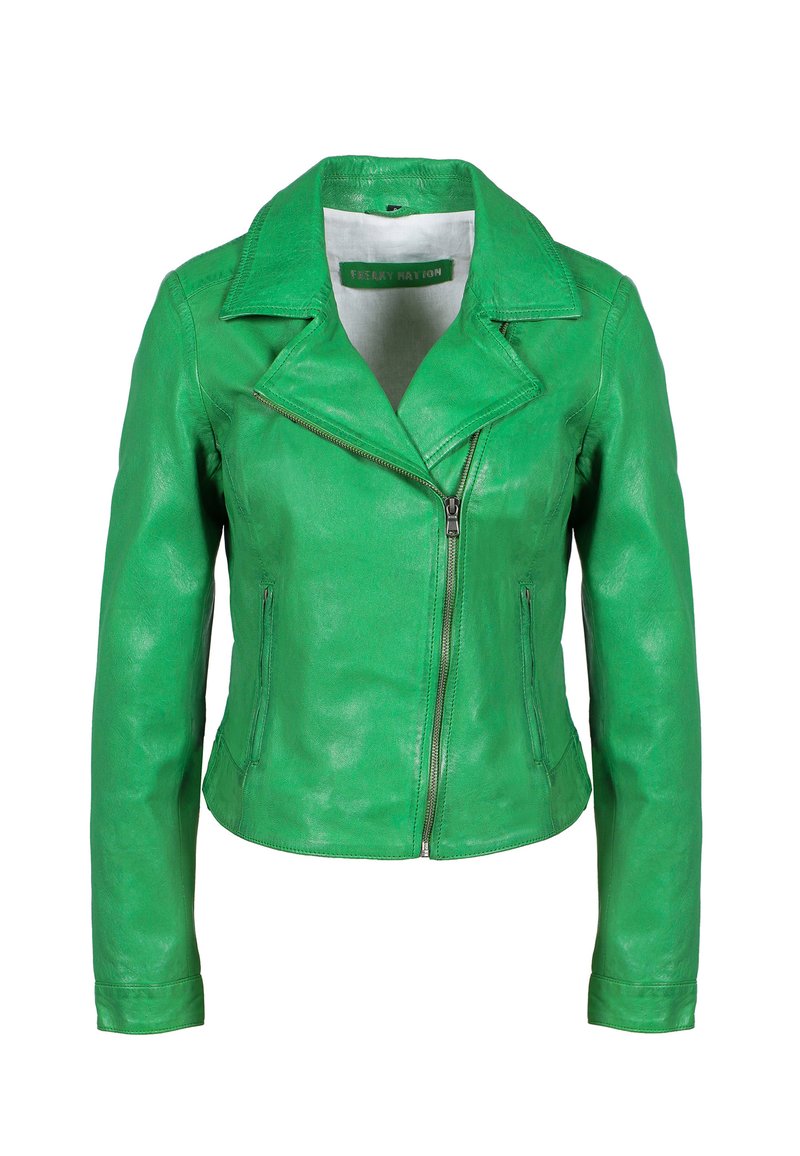 Freaky Nation RUNA - Giacca di pelle - onterio green