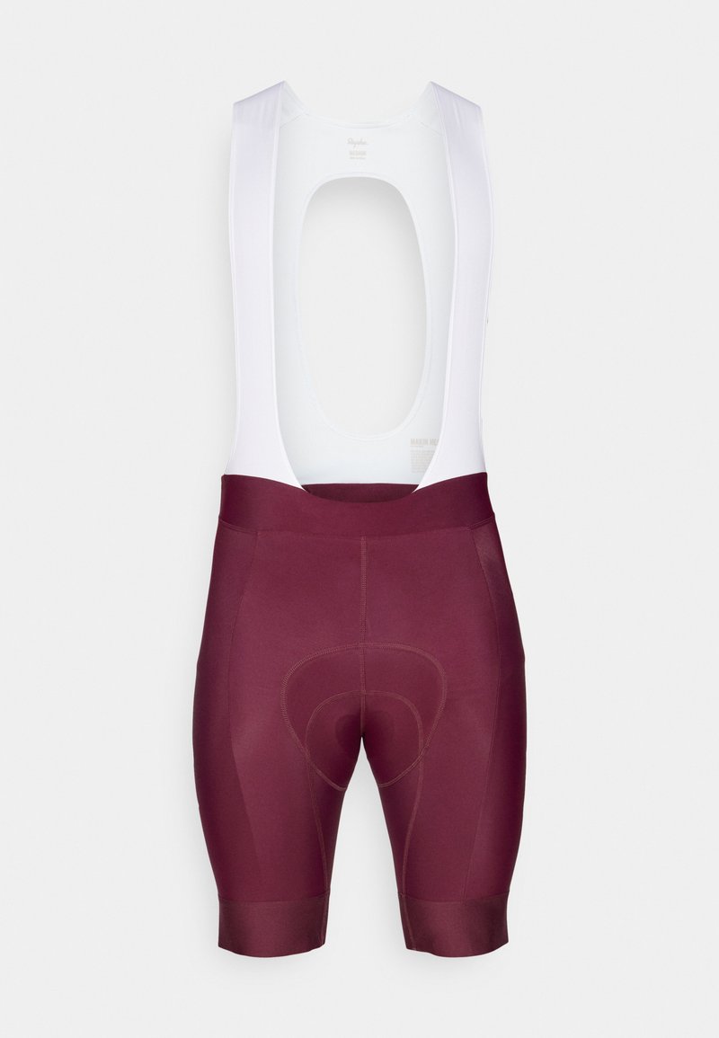 Rapha Korte fietsbroek met bandjes wit