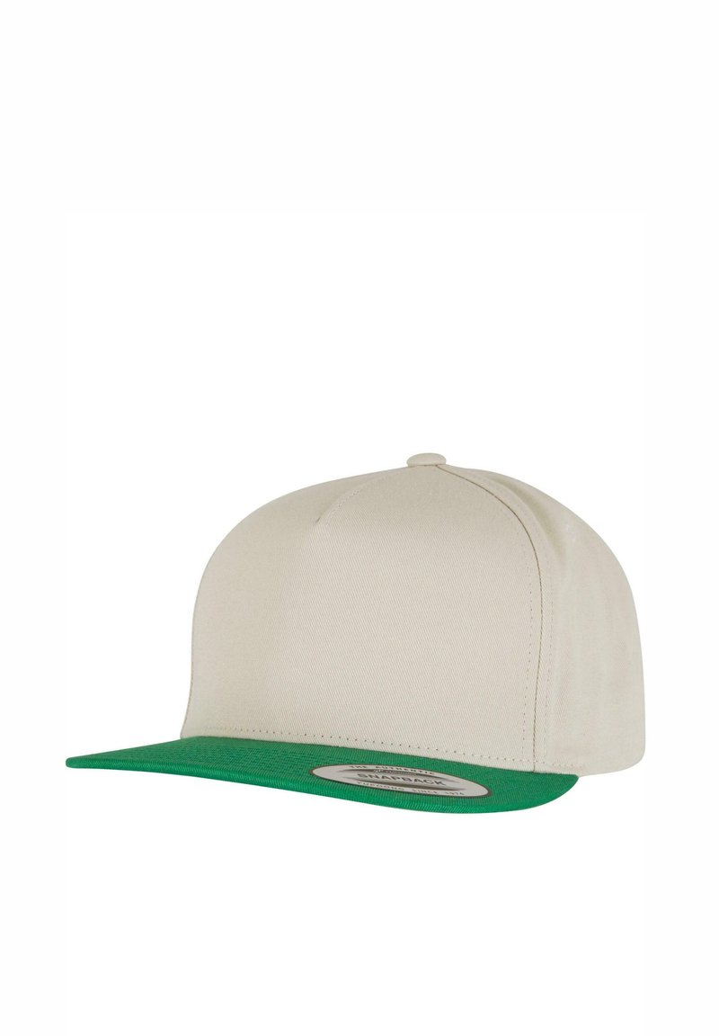Flexfit CLASSIC 5 PANEL SNAPBACK - Cap - beige green
