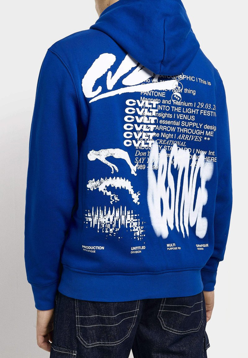 River Island Hoodie blue bright/blue Zalando.de