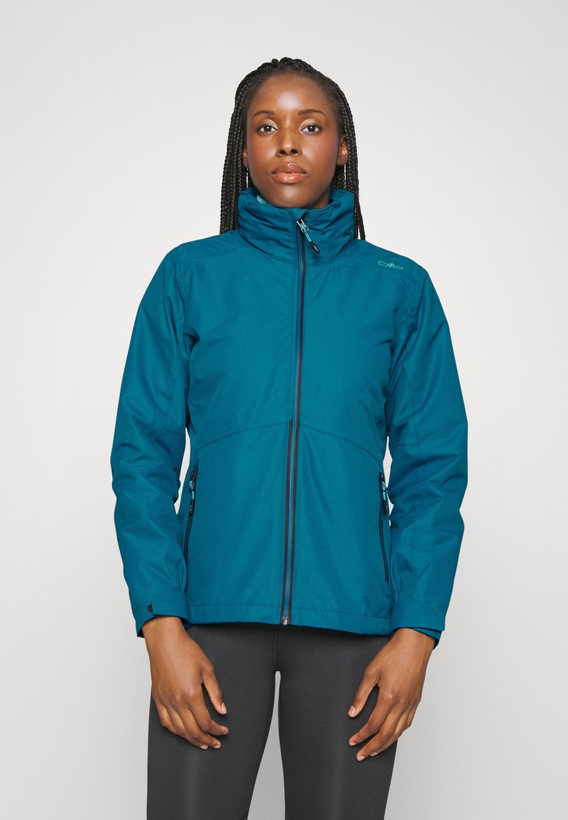 CMP WOMAN JACKET ZIP HOOD DETACHBLE INNEN JACKET 2in1