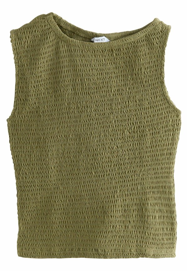 REGULAR FIT - SHIRRED ASYMMETRIC SLEEVELESS - Bluse