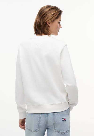Karl Lagerfeld Jeans ESSENTIAL LOGO - Sweater - white/wit Karl Lagerfeld Jeans ESSENTIAL LOGO - Sweater - white/wit
