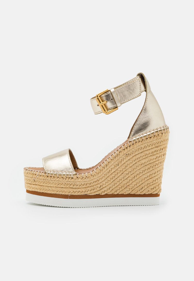 See by Chloé Espadrilles goudkleurig See by Chloé Espadrilles goudkleurig