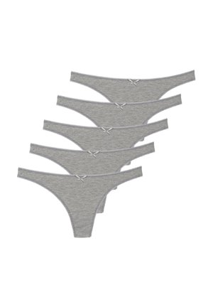 5ER PACK - Perizoma - grau