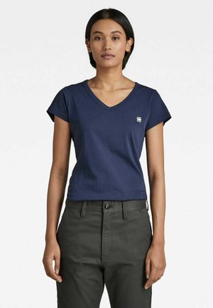 G-STAR EYBEN SLIM - Βασικό μπλουζάκι - sartho blue