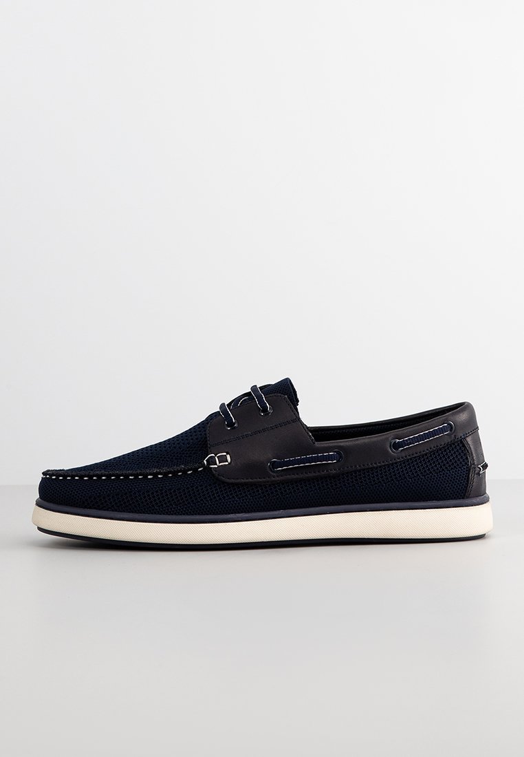 Dune London Bootschoenen donkerblauw