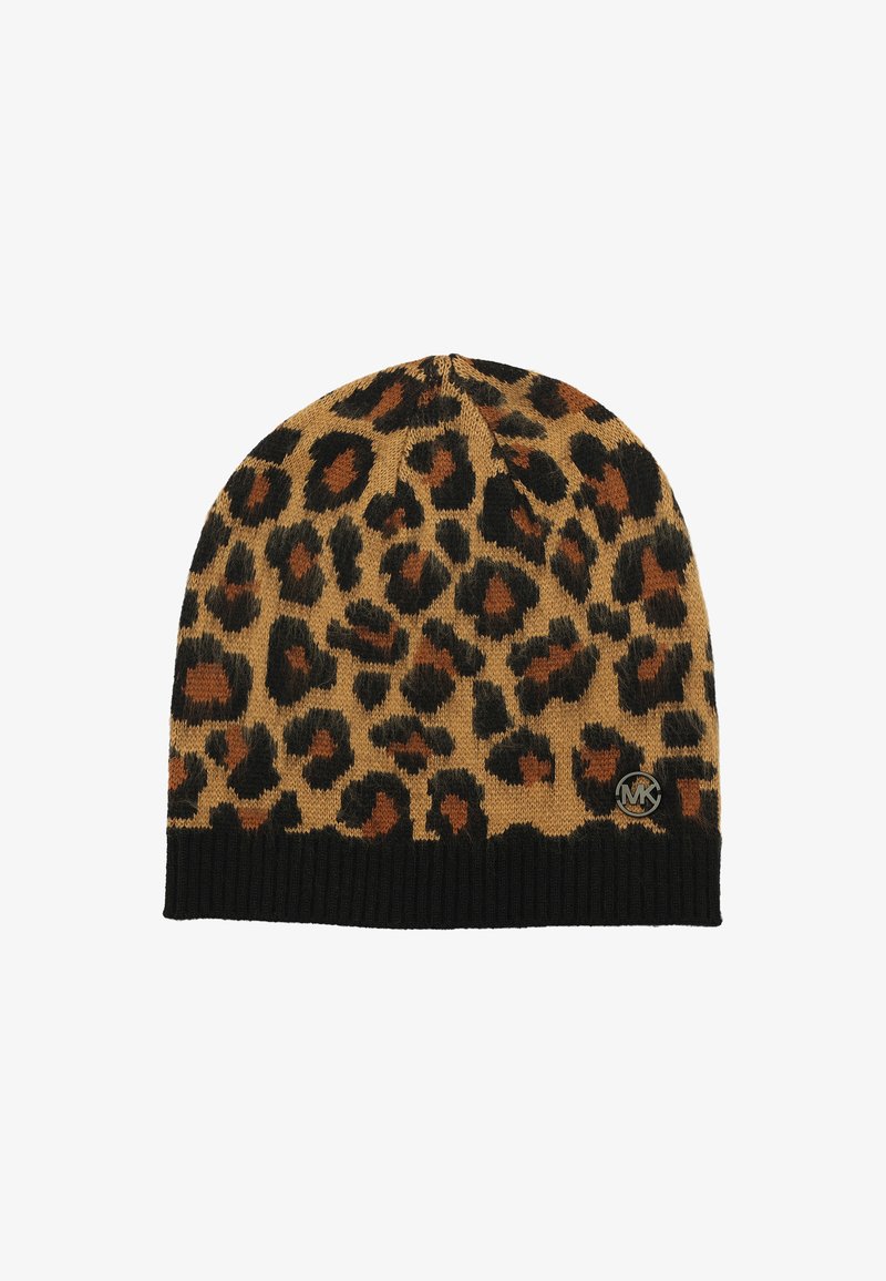 MICHAEL Michael Kors BRUSHED LEOPARD - Bonnet - dark beige