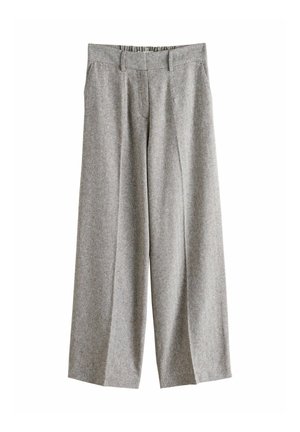 TALL FIT - RICH HERRINGBONE  - Pantaloni - mole