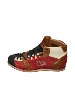 High-top trainers - blu/rubino