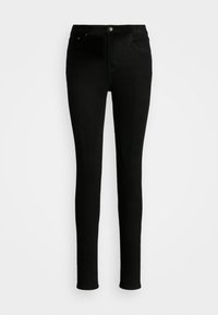HIGH RISE SKINNY ANKLE JEAN - Testhezálló fazon - black wash