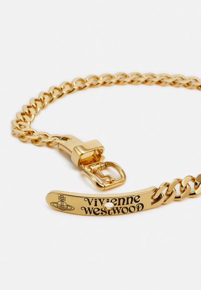 Vivienne Westwood AUGUSTINA CHOKER BRACELET - Grandinėlė - gold-coloured/black